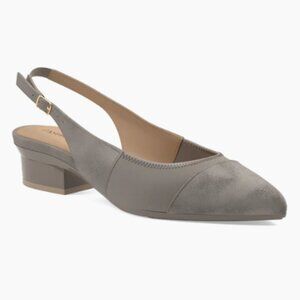 Pashion Footwear - The Slingback (Storm Suede) - Size 7